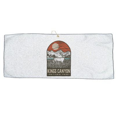 Kings Canyon National Park Large Microfiber Waffle Golf Towel
