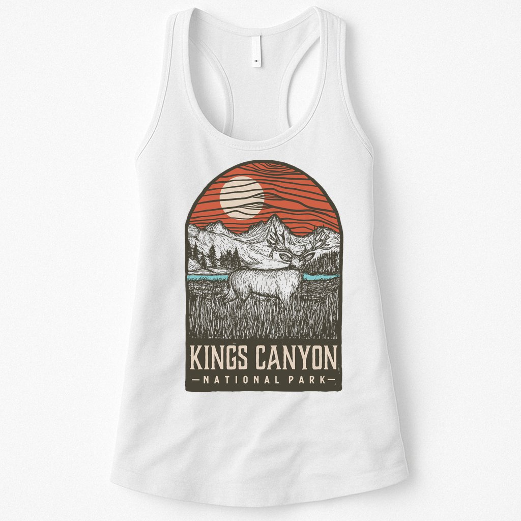 Kings Canyon National Park Womens Tank Top