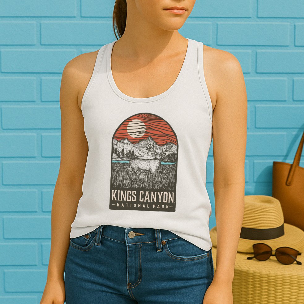 Kings Canyon National Park Womens Tank Top