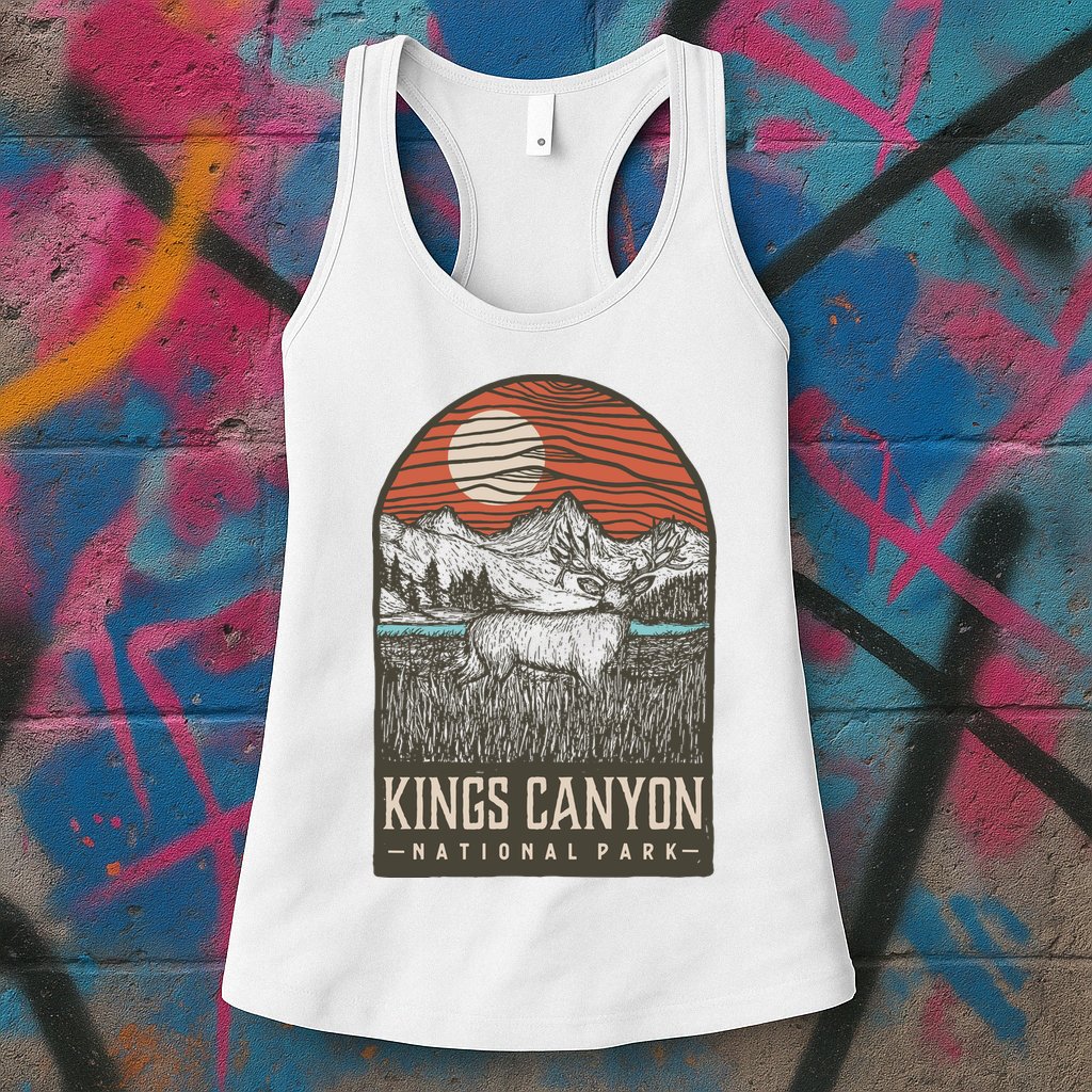 Kings Canyon National Park Womens Tank Top