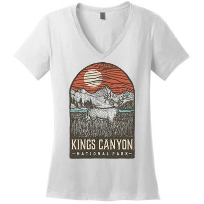 Kings Canyon National Park Women's V-Neck T-Shirt