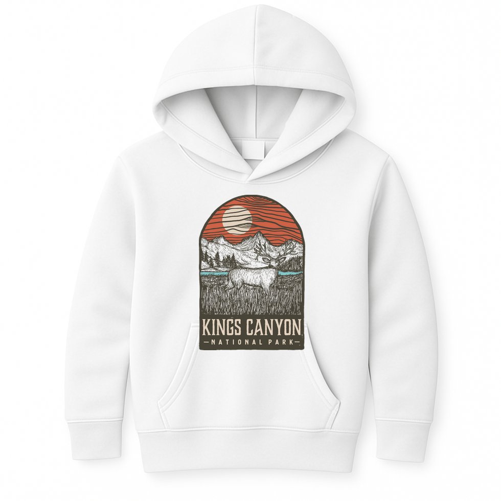 Kings Canyon National Park Kids Hoodie