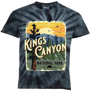 Kings Canyon National Park California Usa Kids Tie-Dye T-Shirt