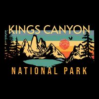 Kings Canyon National Park Drawstring Bag