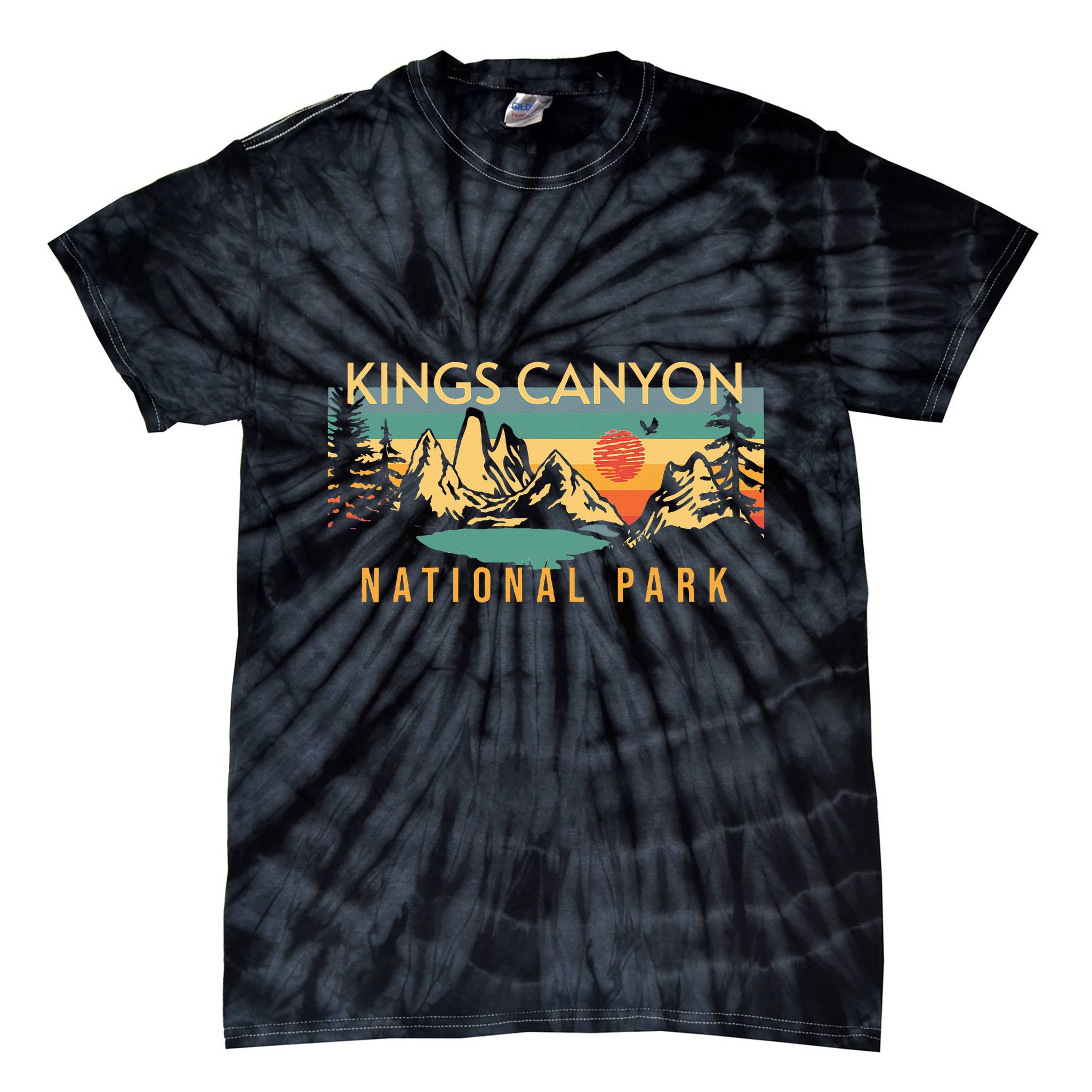 Kings Canyon National Park Tie-Dye T-Shirt