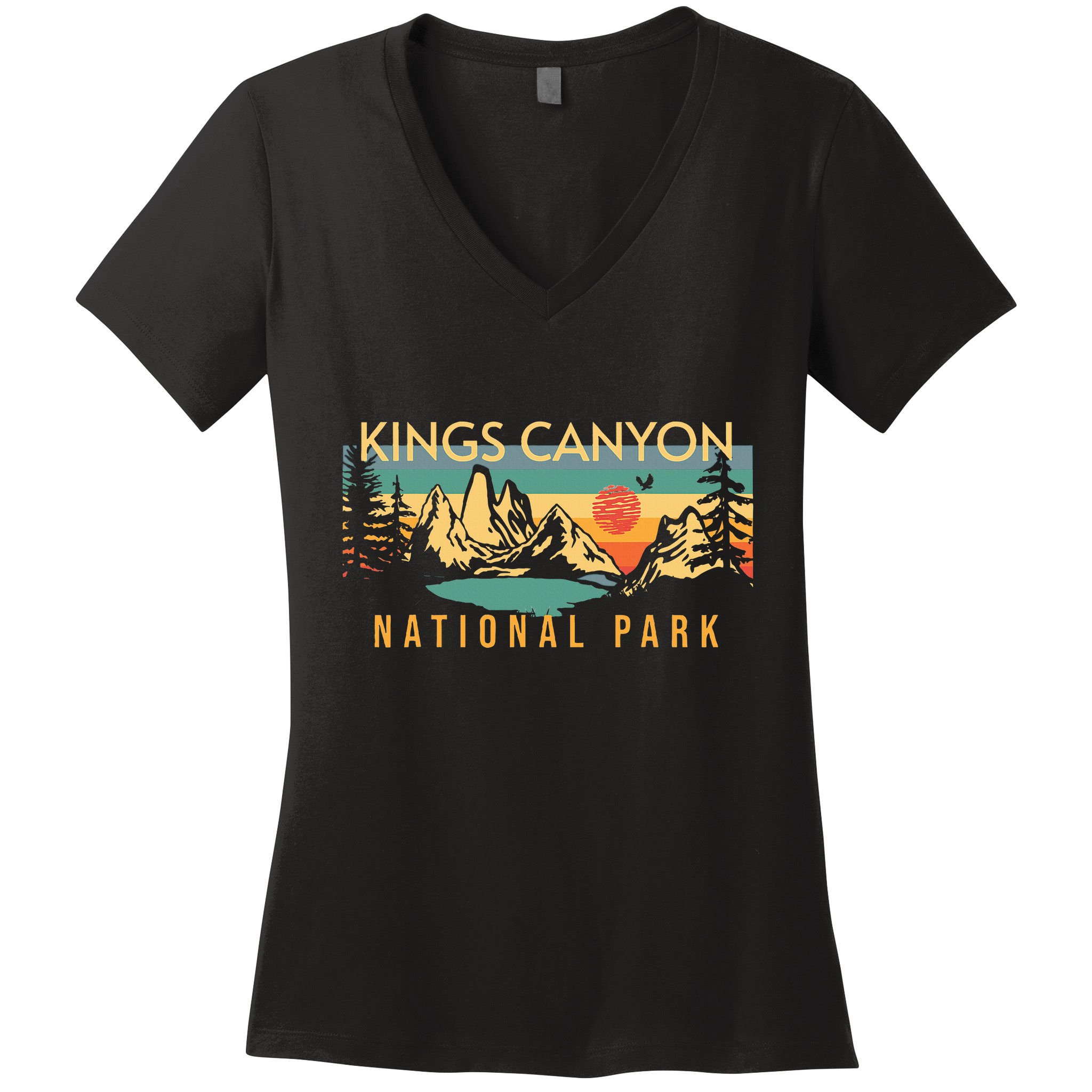 Kings Canyon National Park Women's V-Neck T-Shirt