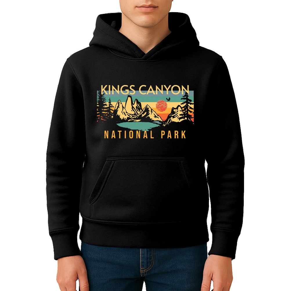 Kings Canyon National Park Kids Hoodie