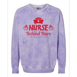 Kw1 Correctional Nurse Gift Colorblast Crewneck Sweatshirt