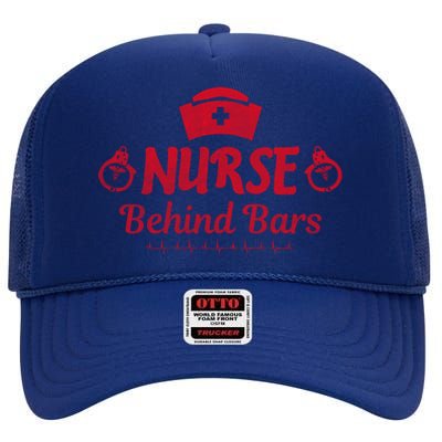 Kw1 Correctional Nurse Gift High Crown Mesh Back Trucker Hat