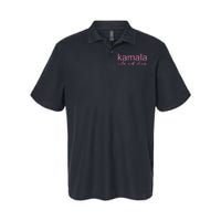 Kamala Calm Not Chaos Kamala Harris 2024 Softstyle Adult Sport Polo