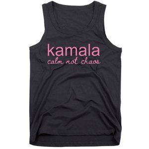 Kamala Calm Not Chaos Kamala Harris 2024 Tank Top