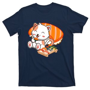 Kawaii Cat Otaku Japanese Sushi Gift Girls Teenager T-Shirt