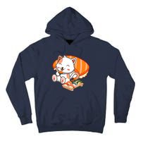 Kawaii Cat Otaku Japanese Sushi Gift Girls Teenager Tall Hoodie