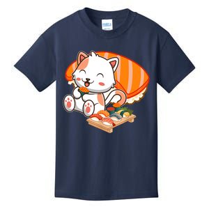 Kawaii Cat Otaku Japanese Sushi Gift Girls Teenager Kids T-Shirt