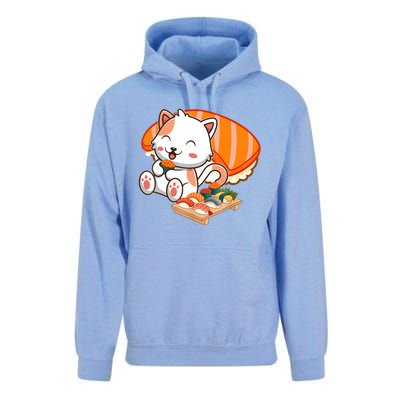 Kawaii Cat Otaku Japanese Sushi Gift Girls Teenager Unisex Surf Hoodie