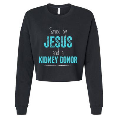 Kidney Christian Organ Donor Transplant Cropped Pullover Crew