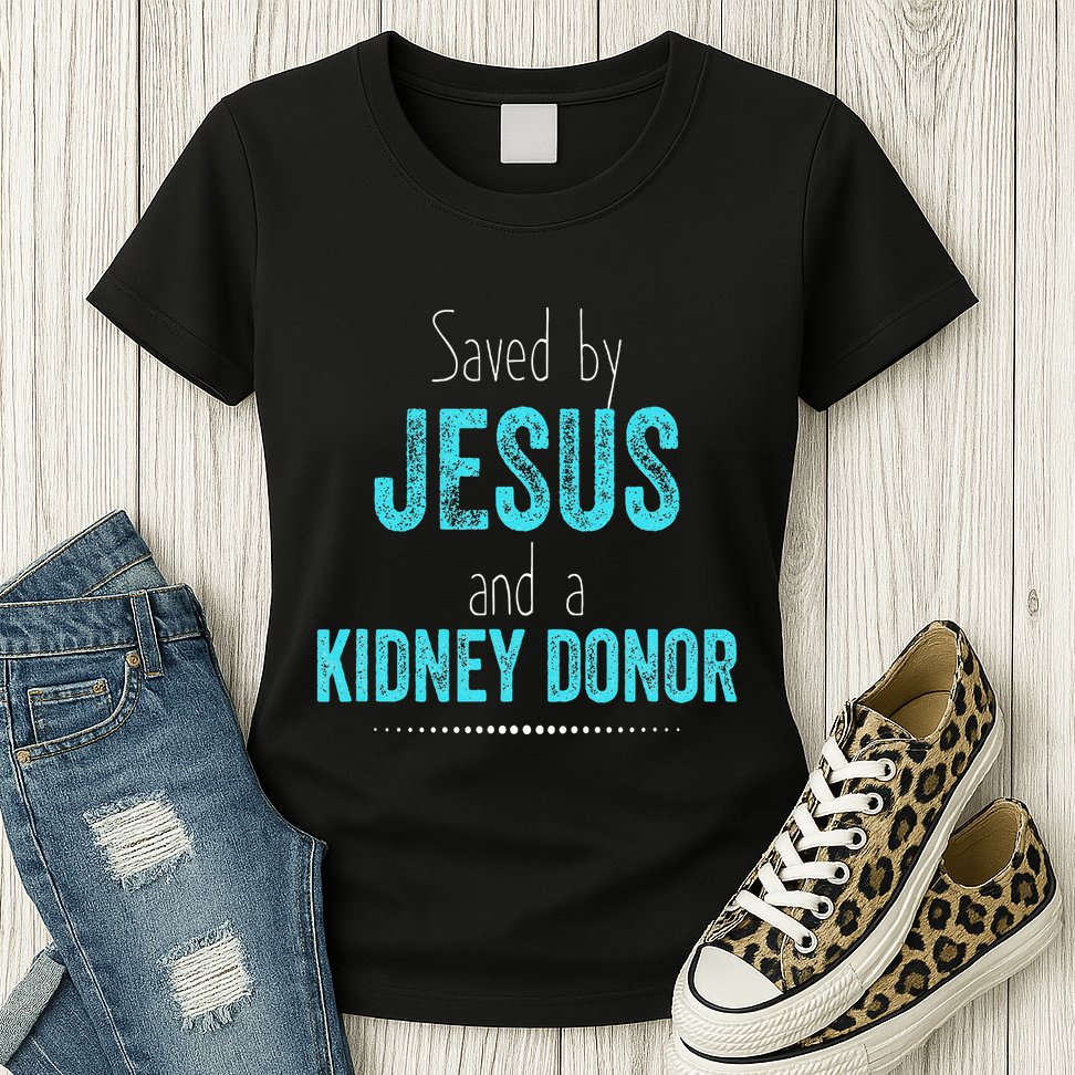 Kidney Christian Organ Donor Transplant Womens T-Shirt