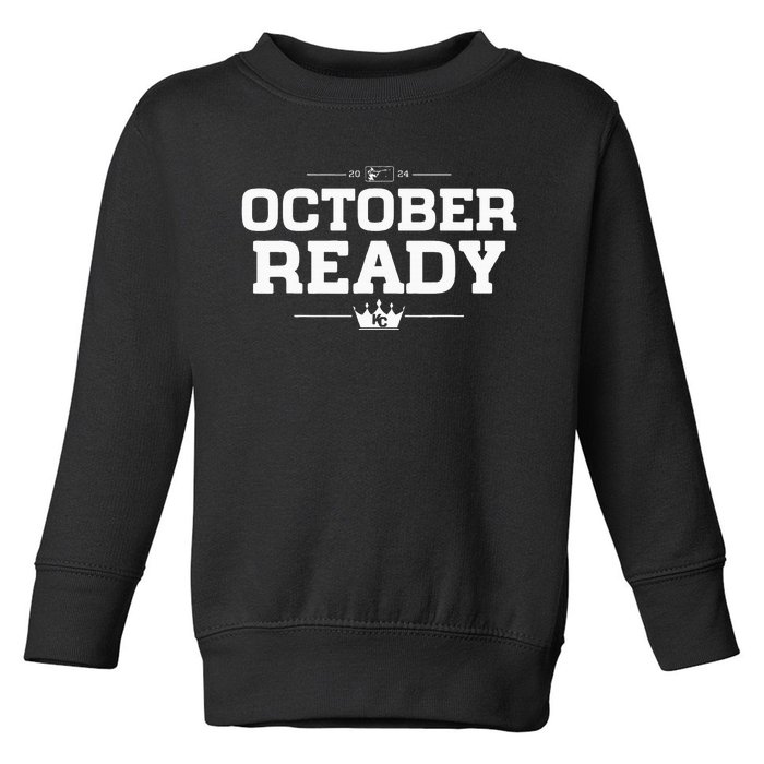 Kansas City October Ready Kc Blue Toddler Sweatshirt