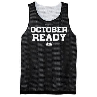 Kansas City October Ready Kc Blue Mesh Reversible Basketball Jersey Tank