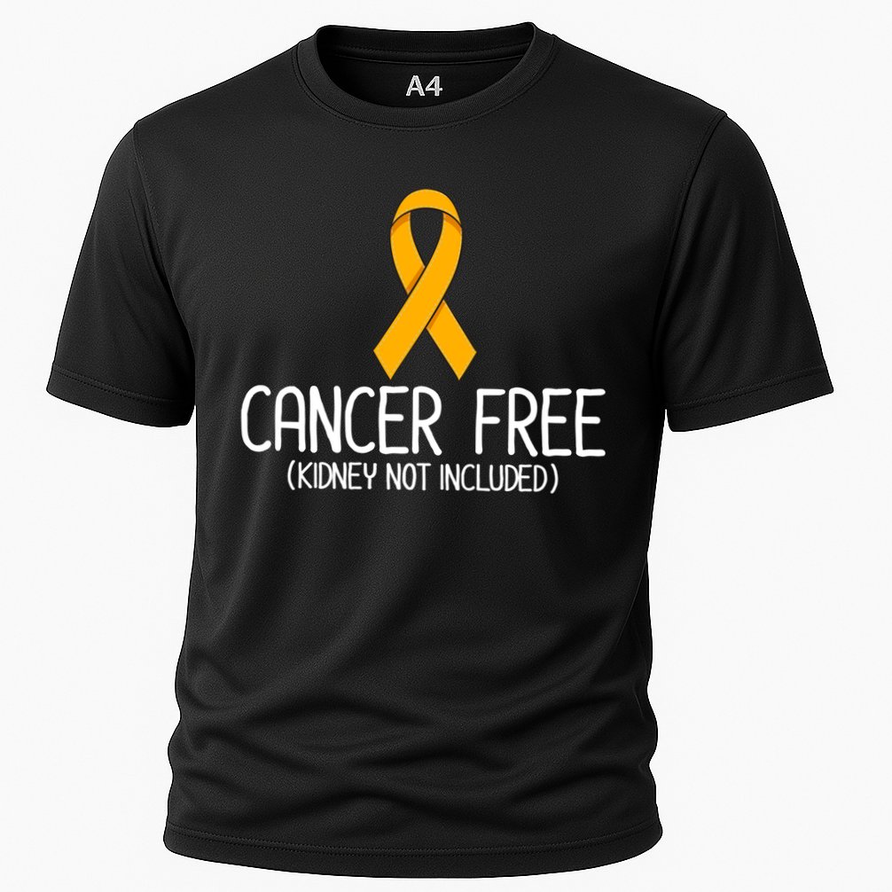 Kidney Cancer Orange Ribbon Awareness Survivor Gift Cooling Performance Crew T-Shirt