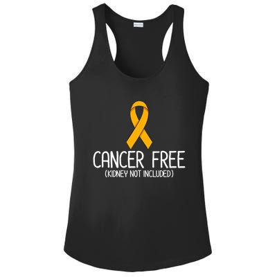 Kidney Cancer Orange Ribbon Awareness Survivor Gift Ladies PosiCharge Competitor Racerback Tank