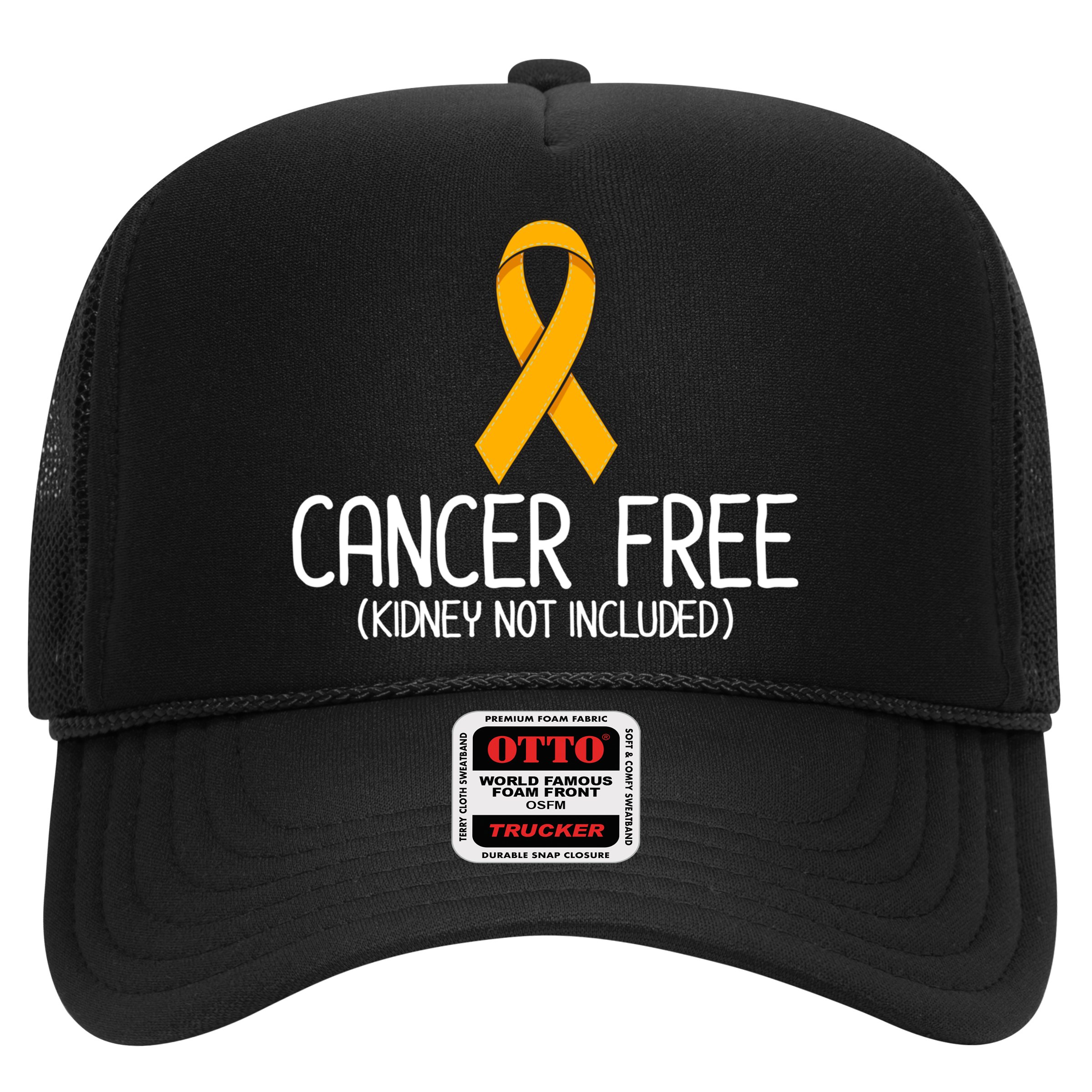 Kidney Cancer Orange Ribbon Awareness Survivor Gift Hat