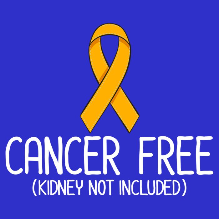 Kidney Cancer Orange Ribbon Awareness Survivor Gift Tall T-Shirt