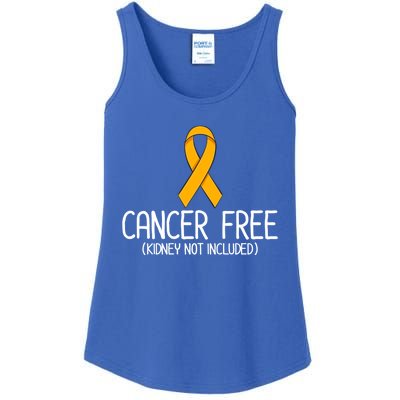 Kidney Cancer Orange Ribbon Awareness Survivor Gift Ladies Essential Tank