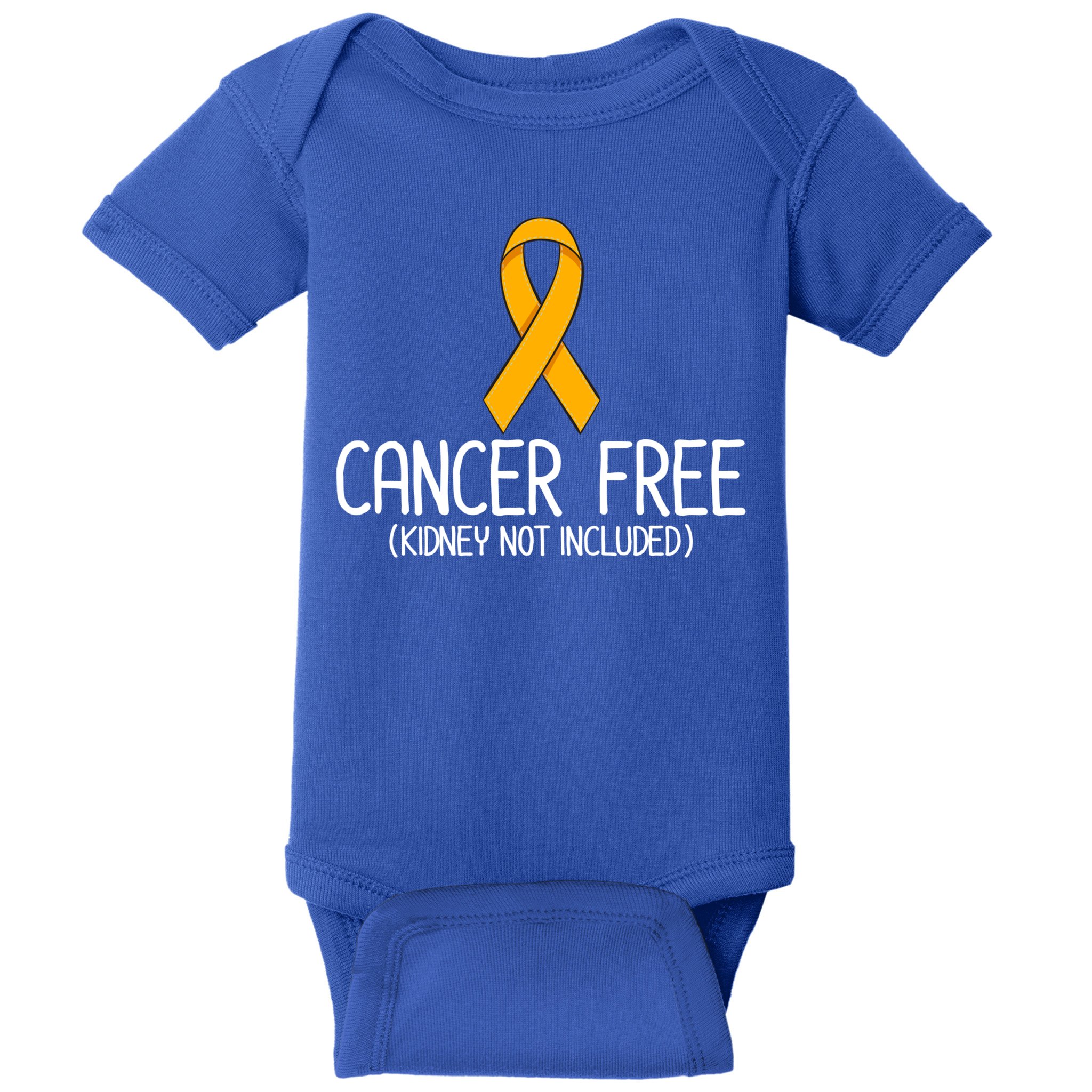 Kidney Cancer Orange Ribbon Awareness Survivor Gift Baby Bodysuit