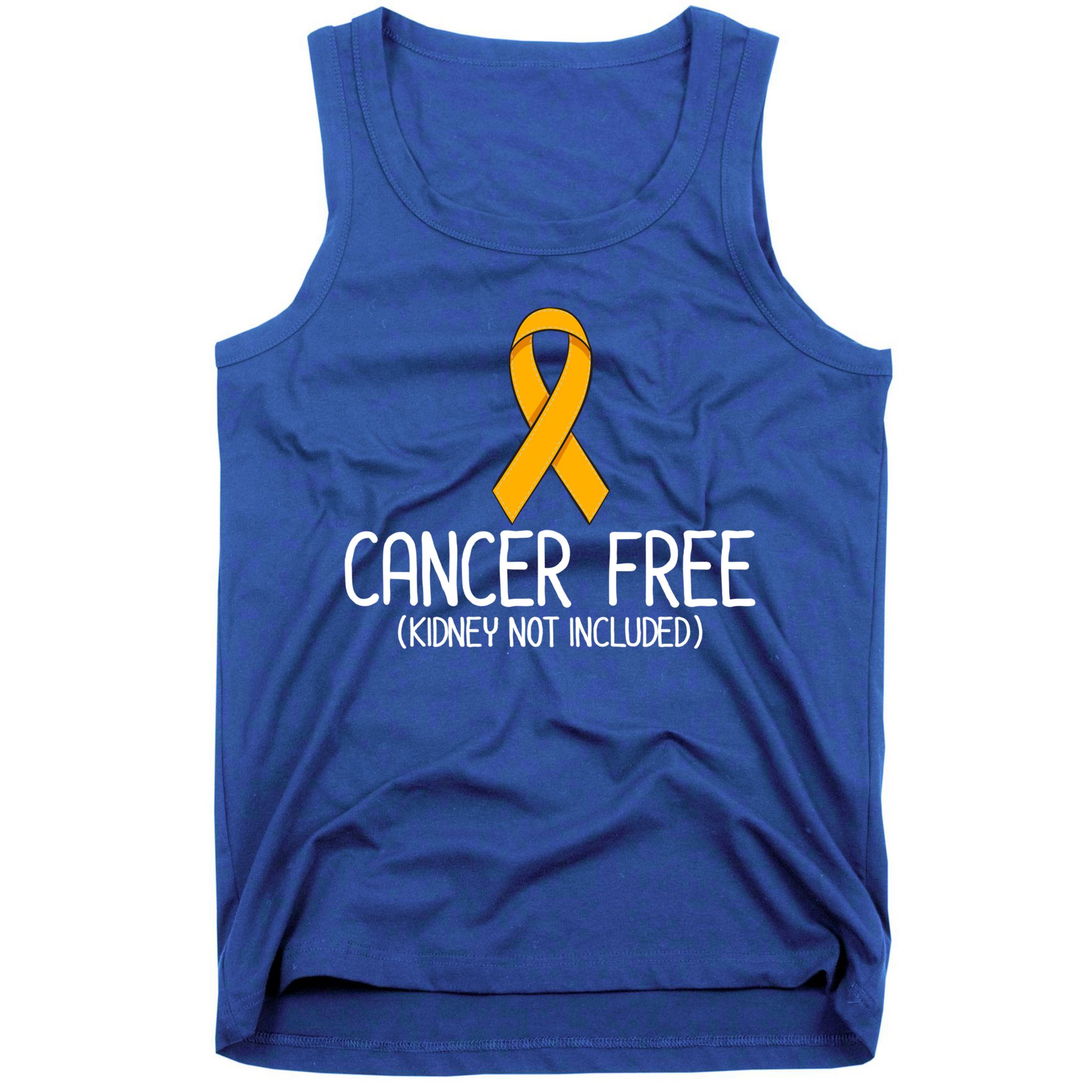 Kidney Cancer Orange Ribbon Awareness Survivor Gift Tank Top