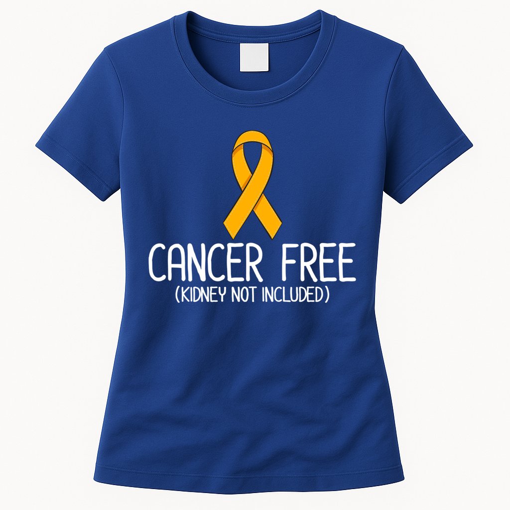 Kidney Cancer Orange Ribbon Awareness Survivor Gift Womens T-Shirt