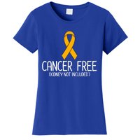 Kidney Cancer Orange Ribbon Awareness Survivor Gift Women's T-Shirt