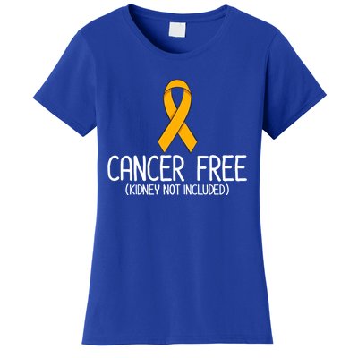 Kidney Cancer Orange Ribbon Awareness Survivor Gift Women's T-Shirt