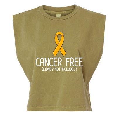 Kidney Cancer Orange Ribbon Awareness Survivor Gift Garment-Dyed Women's Muscle Tee