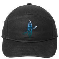 Kayaker Canoeing Paddling 7-Panel Snapback Hat