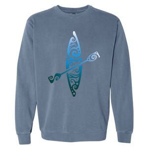 Kayaker Canoeing Paddling Garment-Dyed Sweatshirt