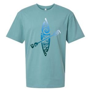 Kayaker Canoeing Paddling Sueded Cloud Jersey T-Shirt