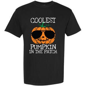 Kids Coolest Pumpkin In The Patch Halloween Boy Girls Teens 7042 Garment-Dyed Heavyweight T-Shirt