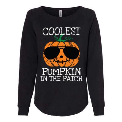 Kids Coolest Pumpkin In The Patch Halloween Boy Girls Teens 7042 Womens California Wash Sweatshirt