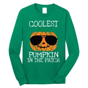 Kids Coolest Pumpkin In The Patch Halloween Boy Girls Teens 7042 Long Sleeve Shirt