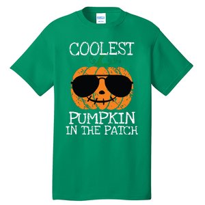 Kids Coolest Pumpkin In The Patch Halloween Boy Girls Teens 7042 Tall T-Shirt