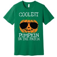 Kids Coolest Pumpkin In The Patch Halloween Boy Girls Teens 7042 Premium T-Shirt