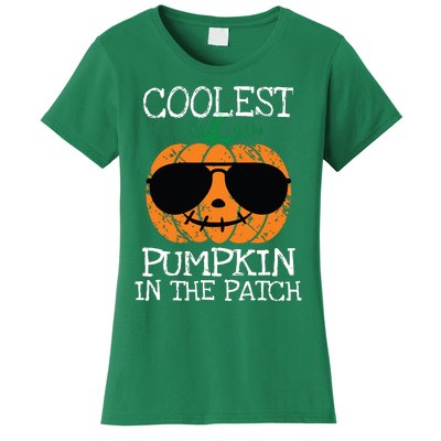 Kids Coolest Pumpkin In The Patch Halloween Boy Girls Teens 7042 Women's T-Shirt