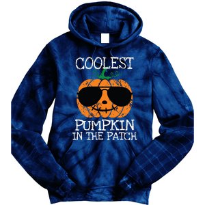 Kids Coolest Pumpkin In The Patch Halloween Boy Girls Teens 7042 Tie Dye Hoodie