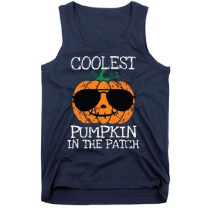 Kids Coolest Pumpkin In The Patch Halloween Boy Girls Teens 7042 Tank Top