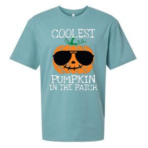 Kids Coolest Pumpkin In The Patch Halloween Boy Girls Teens 7042 Sueded Cloud Jersey T-Shirt