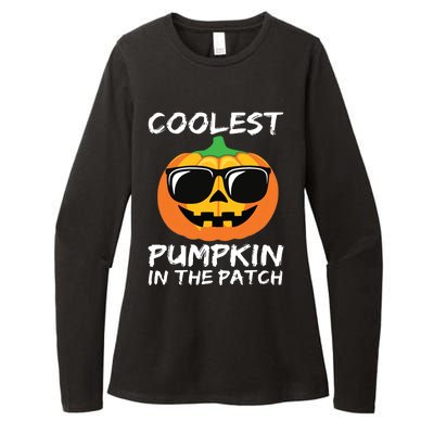 Kids Coolest Pumpkin In The Patch Halloween Boy Girls Teens Womens CVC Long Sleeve Shirt