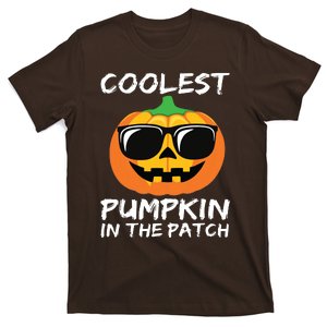 Kids Coolest Pumpkin In The Patch Halloween Boy Girls Teens T-Shirt