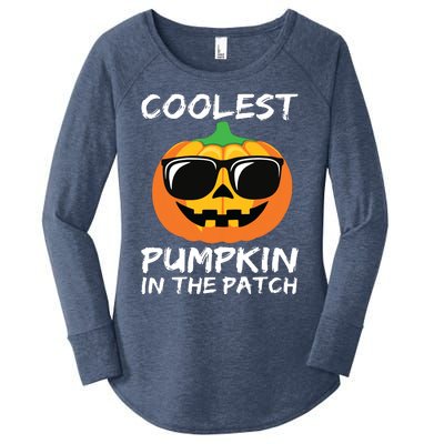 Kids Coolest Pumpkin In The Patch Halloween Boy Girls Teens Women's Perfect Tri Tunic Long Sleeve Shirt