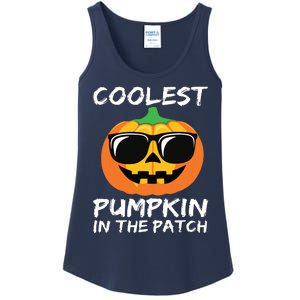 Kids Coolest Pumpkin In The Patch Halloween Boy Girls Teens Ladies Essential Tank